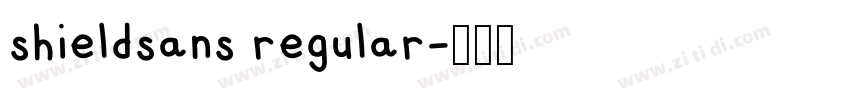 shieldsans regular字体转换